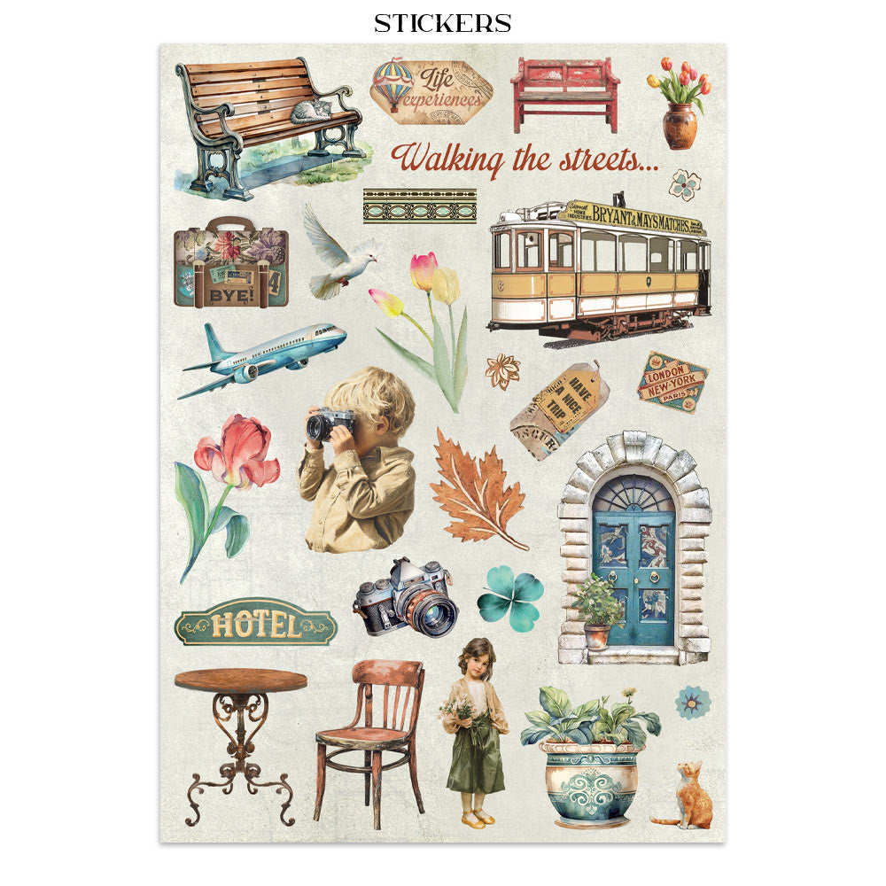Stamperia- Junk Journal- Art of Travelling