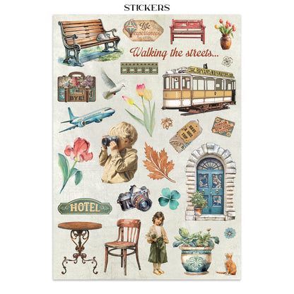 Stamperia- Junk Journal- Art of Travelling