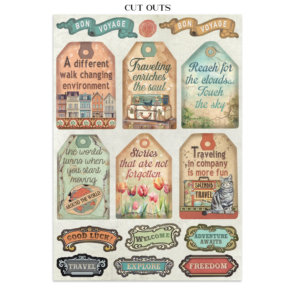 Stamperia- Junk Journal- Art of Travelling