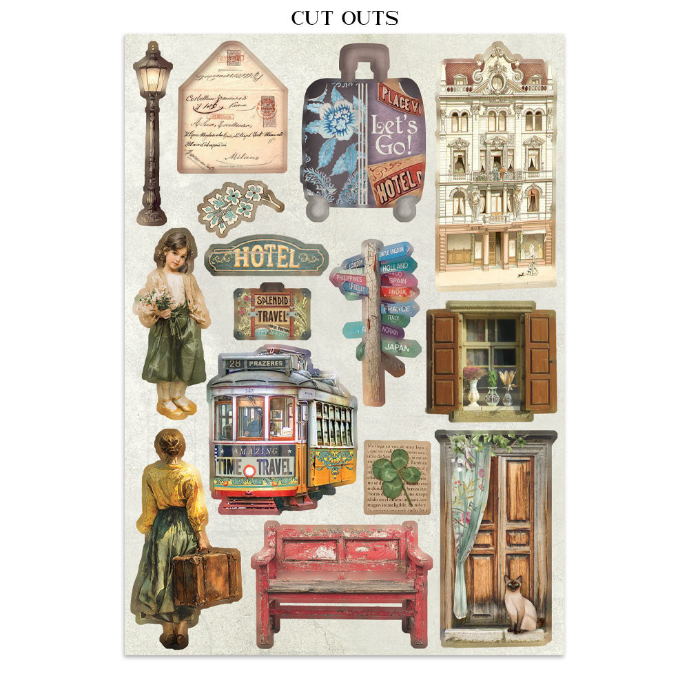 Stamperia- Junk Journal- Art of Travelling