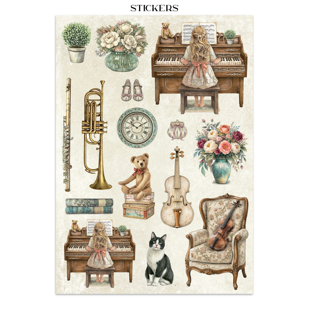 Stamperia- Junk Journal- Symphony