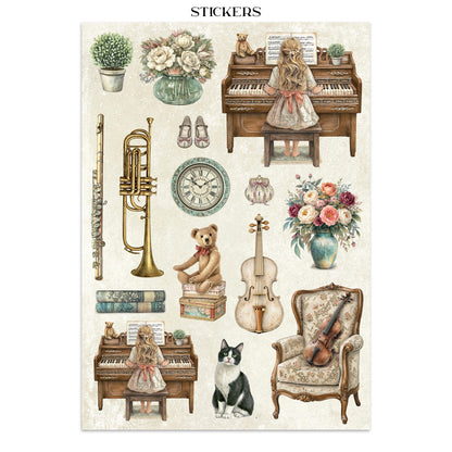 Stamperia- Junk Journal- Symphony