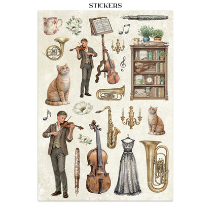 Stamperia- Junk Journal- Symphony