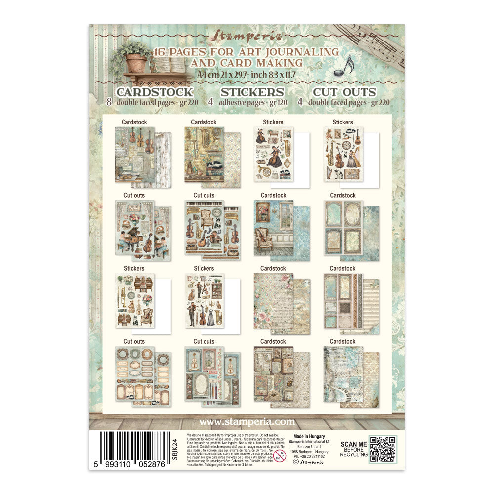Stamperia- Junk Journal- Symphony