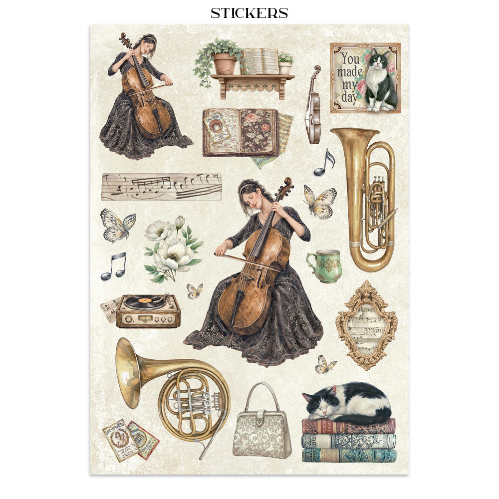 Stamperia- Junk Journal- Symphony