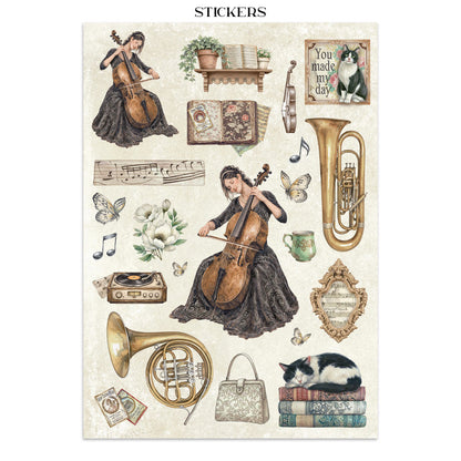 Stamperia- Junk Journal- Symphony