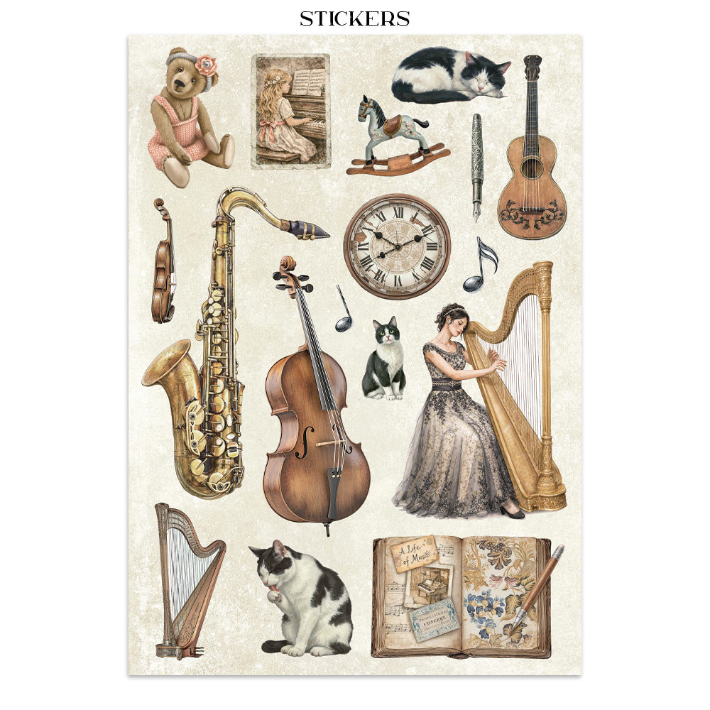 Stamperia- Junk Journal- Symphony