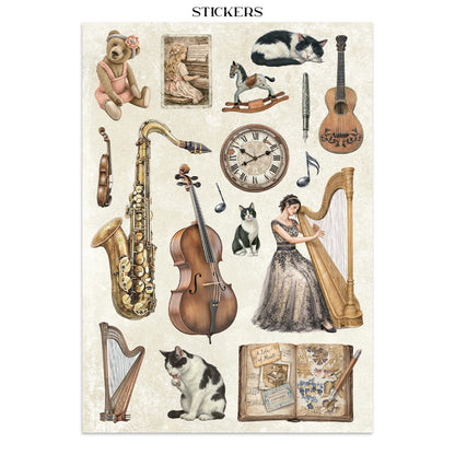 Stamperia- Junk Journal- Symphony