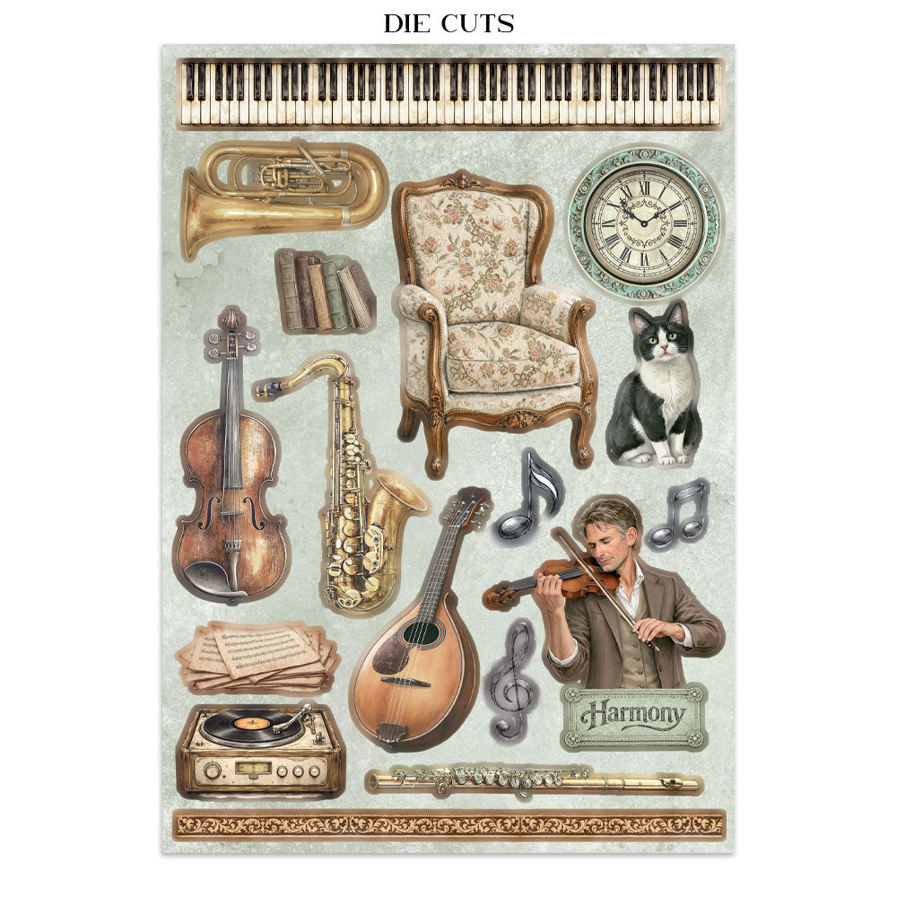 Stamperia- Junk Journal- Symphony