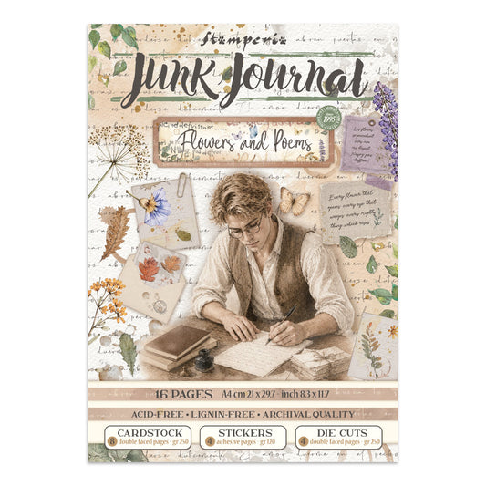 Stamperia- Junk Journal- Flowers and Poems