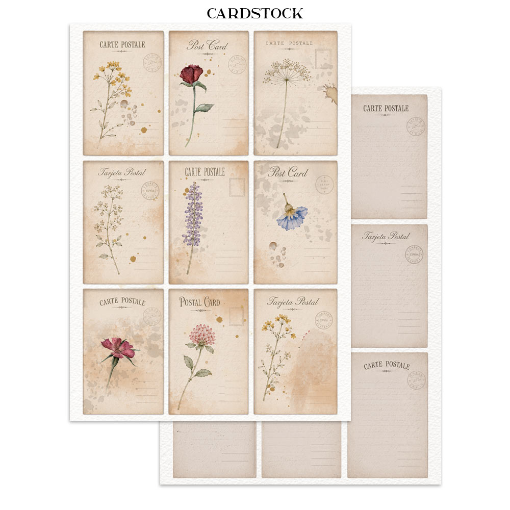Stamperia- Junk Journal- Flowers and Poems
