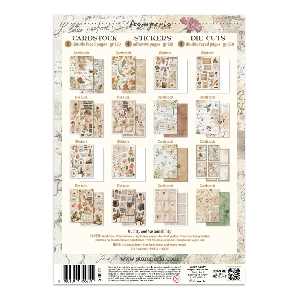 Stamperia- Junk Journal- Flowers and Poems