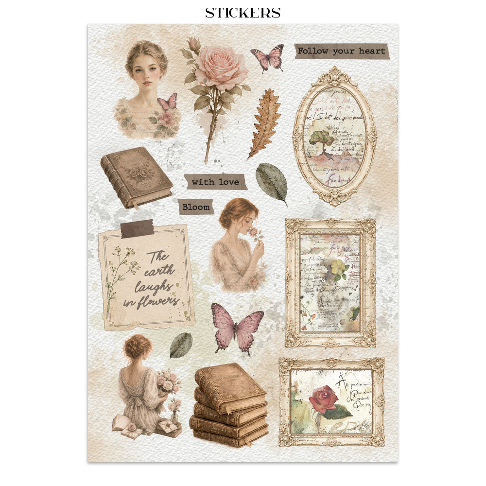 Stamperia- Junk Journal- Flowers and Poems