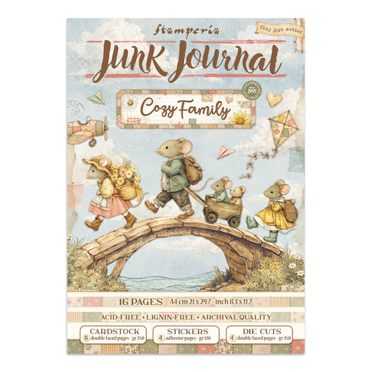 Stamperia- Junk Journal- Cozy Family