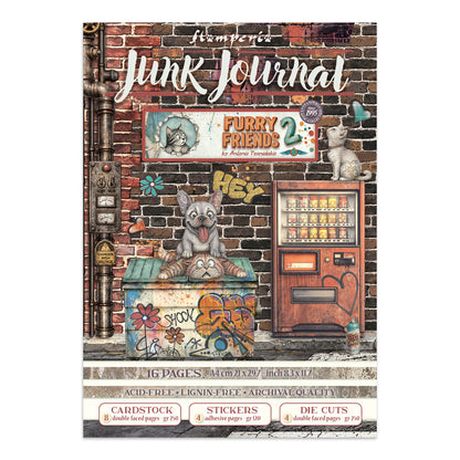 Stamperia- Junk Journal- Furry Friends 2