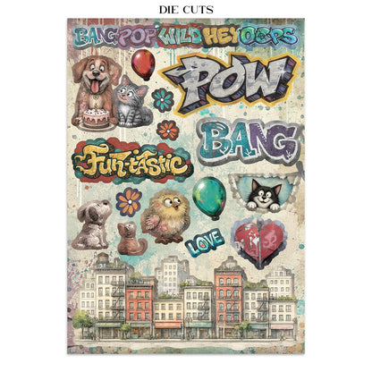 Stamperia- Junk Journal- Furry Friends 2