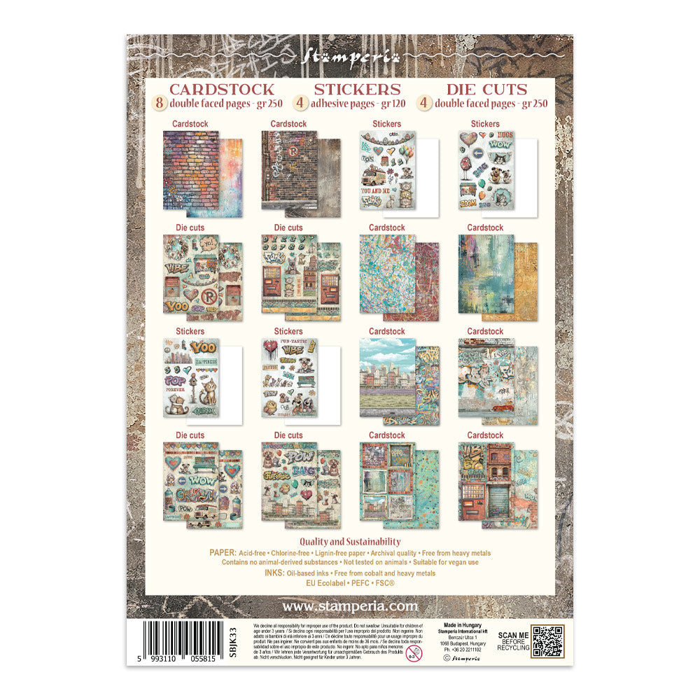 Stamperia- Junk Journal- Furry Friends 2