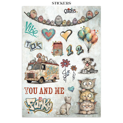 Stamperia- Junk Journal- Furry Friends 2