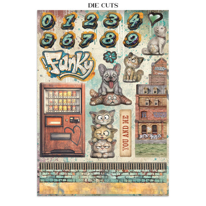 Stamperia- Junk Journal- Furry Friends 2