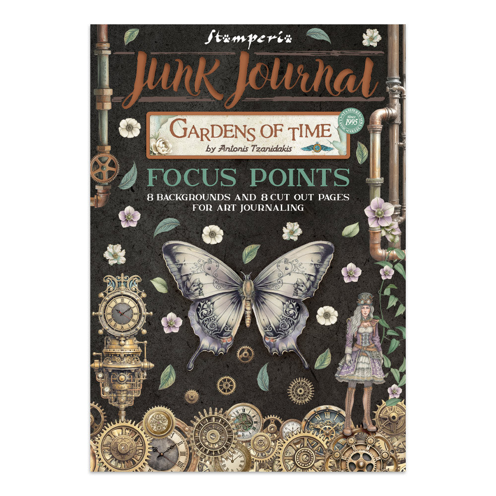 Stamperia- A5 - Junk Journal- Garden of Time Focus Points