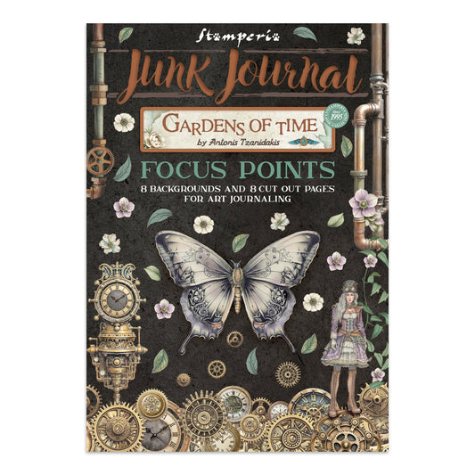 Stamperia- A5 - Junk Journal- Garden of Time Focus Points