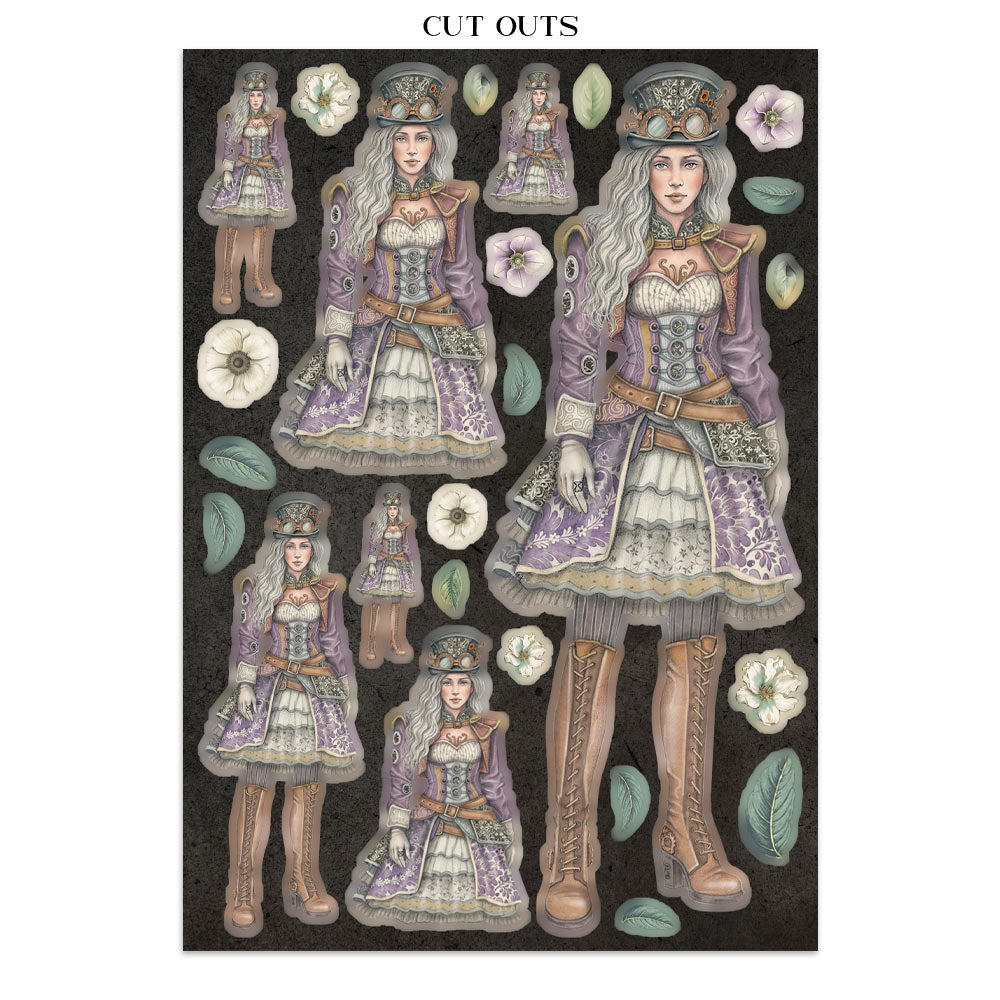 Stamperia- A5 - Junk Journal- Garden of Time Focus Points