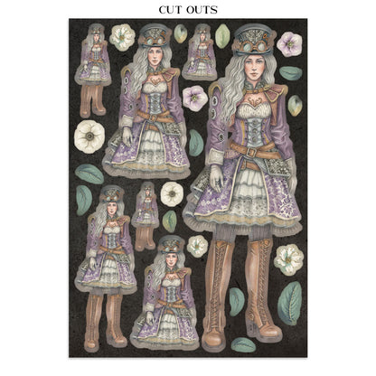 Stamperia- A5 - Junk Journal- Garden of Time Focus Points