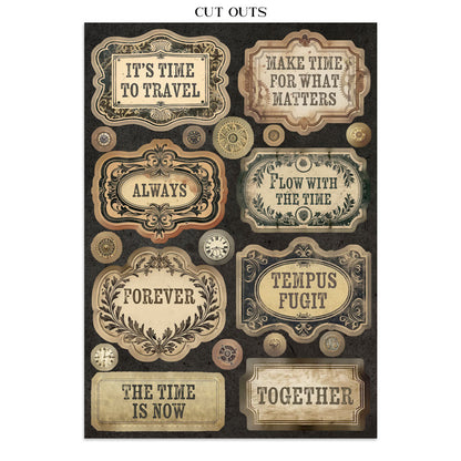 Stamperia- A5 - Junk Journal- Garden of Time Focus Points