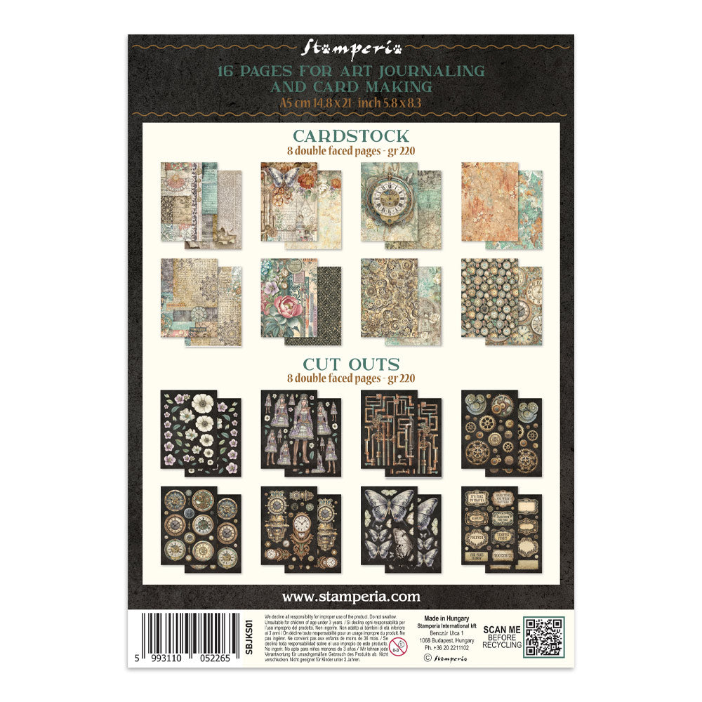 Stamperia- A5 - Junk Journal- Garden of Time Focus Points