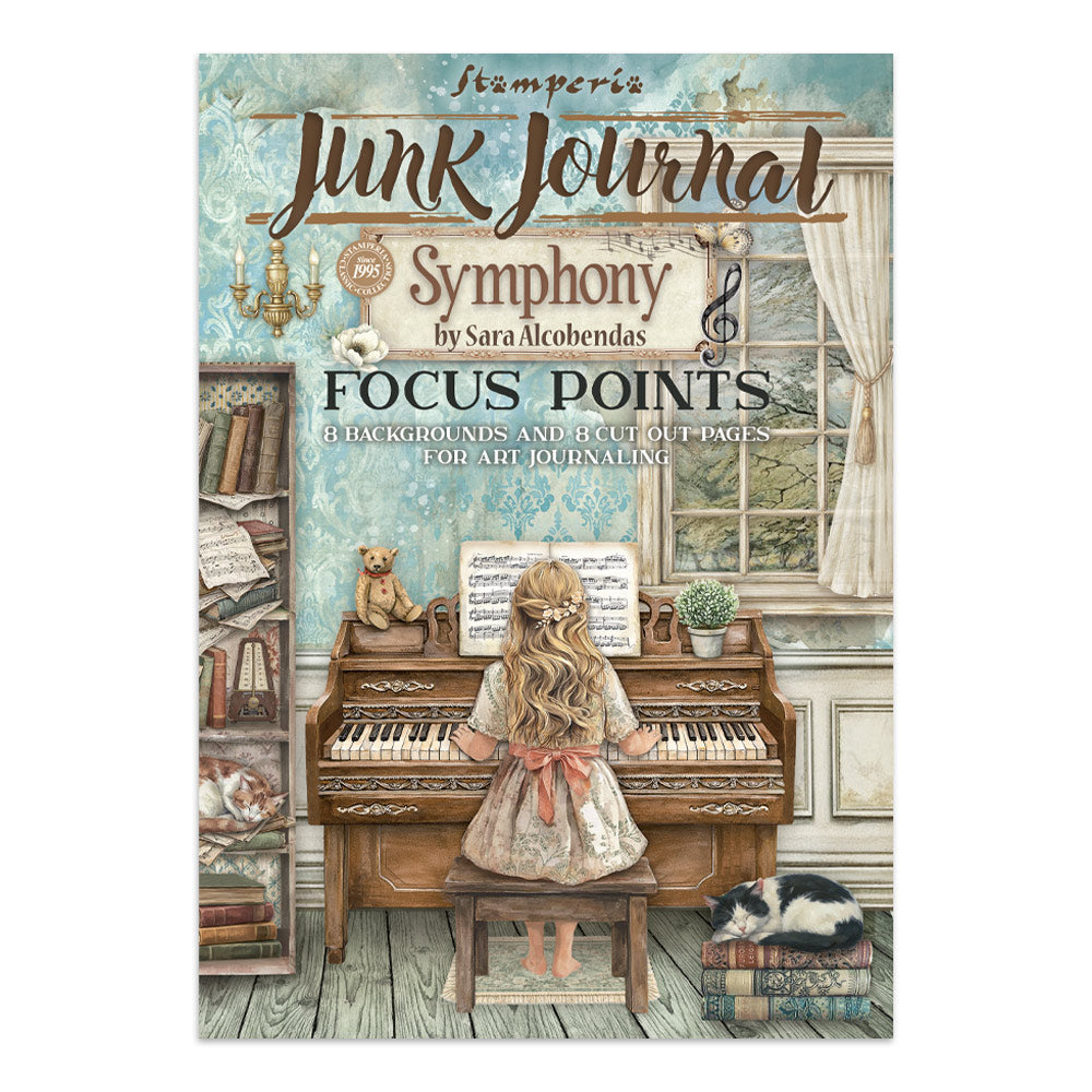 Stamperia- A5 - Junk Journal- Focus Points -  Symphony