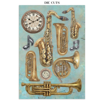 Stamperia- A5 - Junk Journal- Focus Points -  Symphony