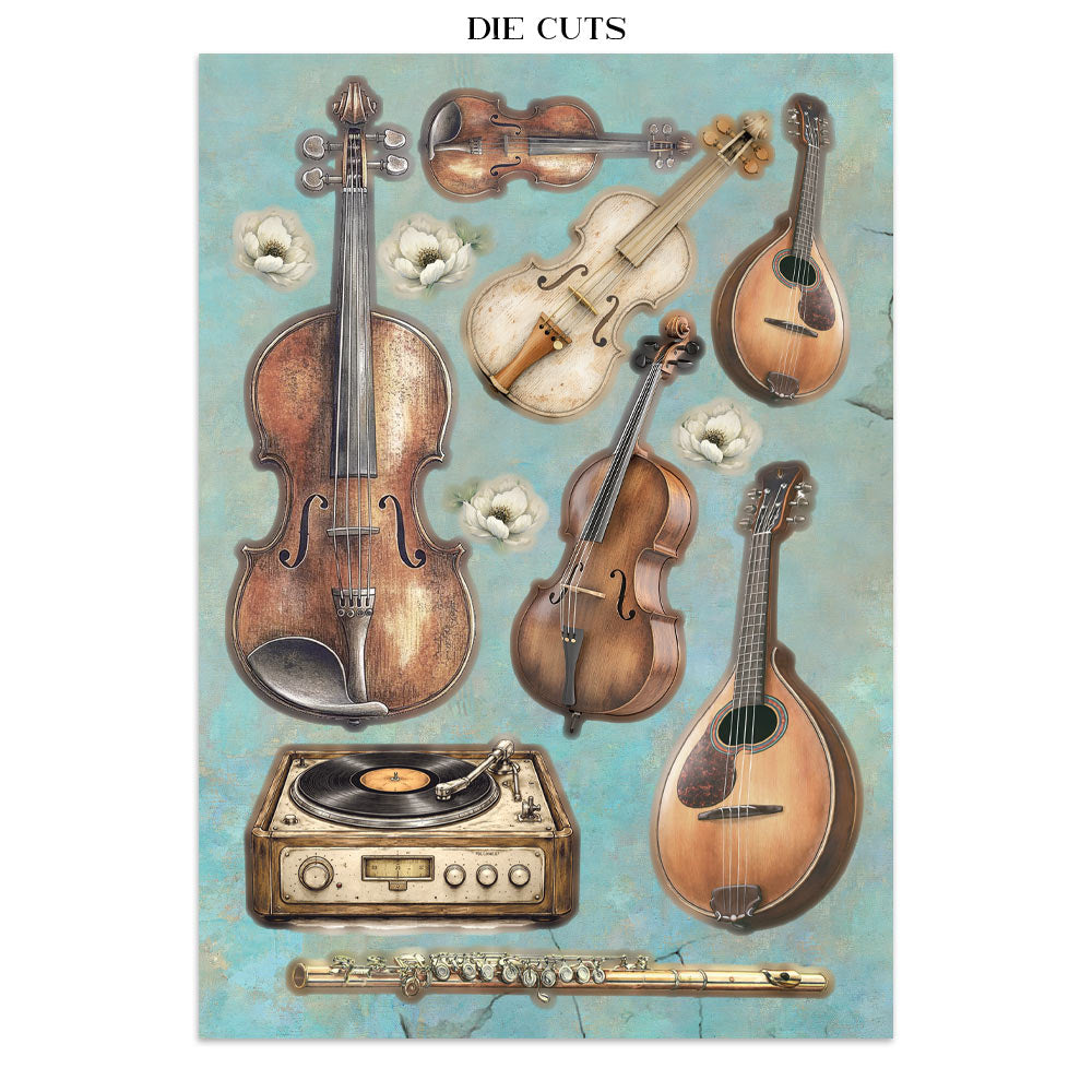 Stamperia- A5 - Junk Journal- Focus Points -  Symphony