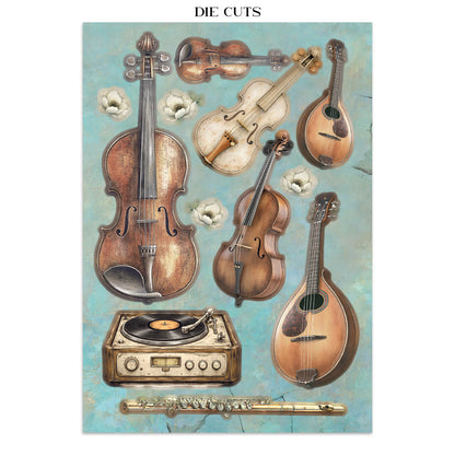 Stamperia- A5 - Junk Journal- Focus Points -  Symphony
