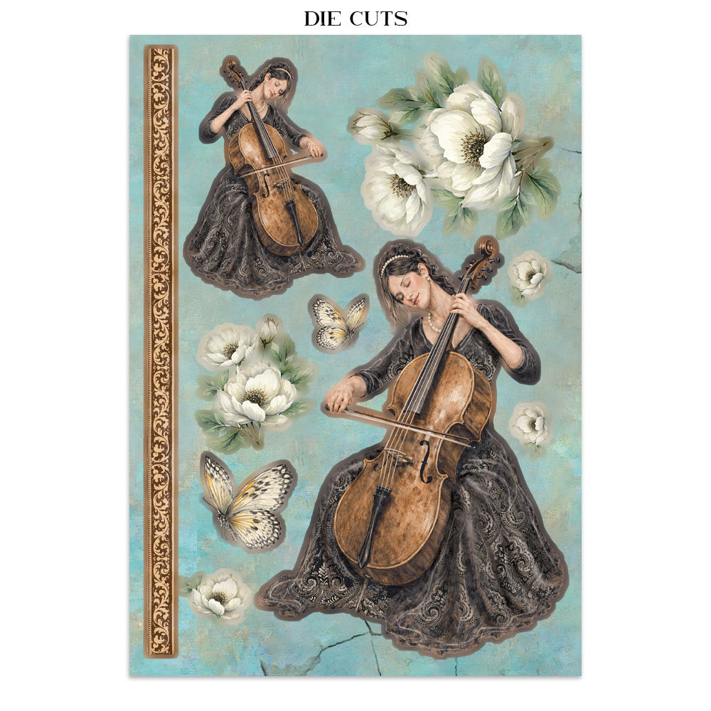 Stamperia- A5 - Junk Journal- Focus Points -  Symphony