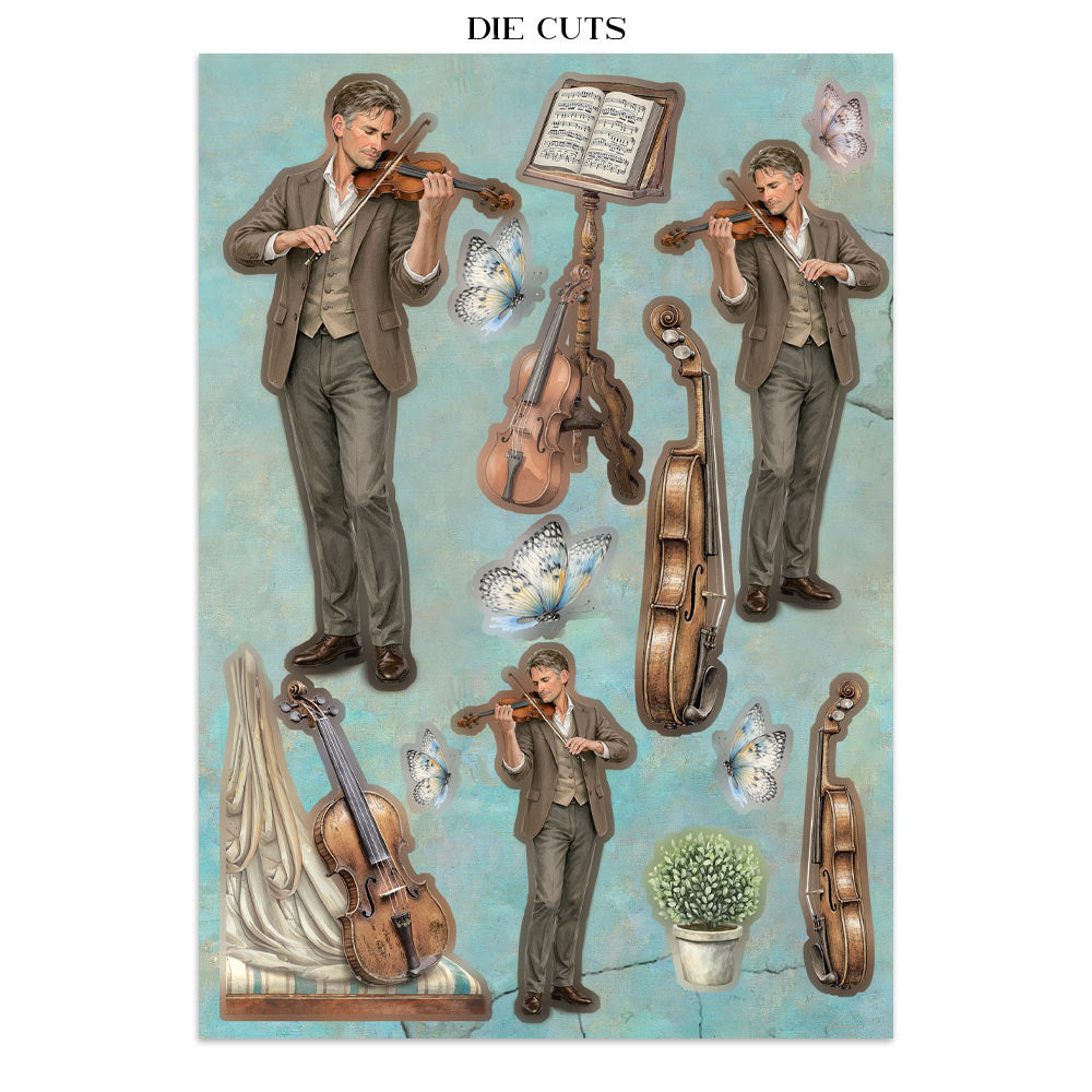 Stamperia- A5 - Junk Journal- Focus Points -  Symphony