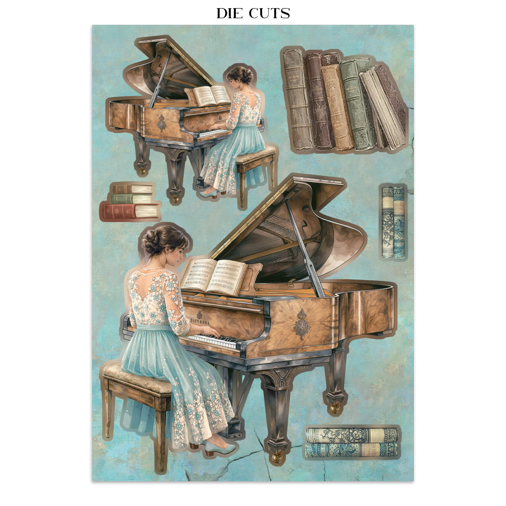 Stamperia- A5 - Junk Journal- Focus Points -  Symphony