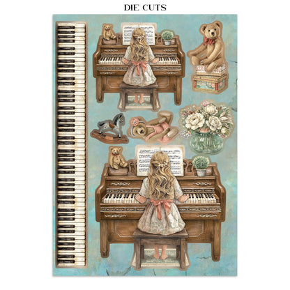 Stamperia- A5 - Junk Journal- Focus Points -  Symphony