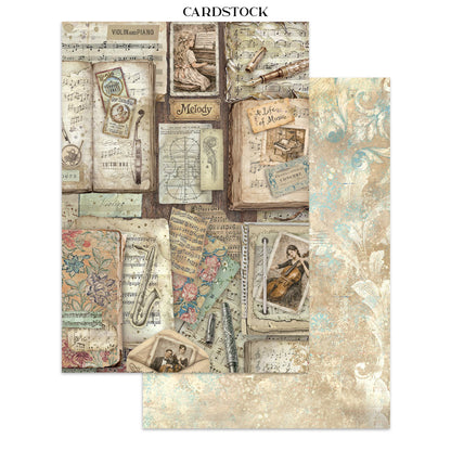 Stamperia- A5 - Junk Journal- Focus Points -  Symphony