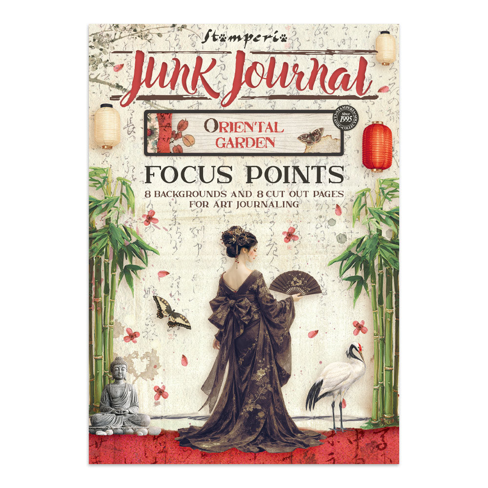 Stamperia- A5 - Junk Journal- Focus Points - Oriental Garden