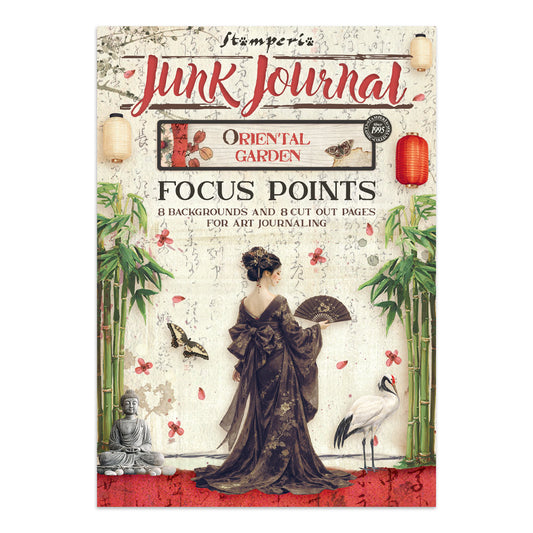 Stamperia- A5 - Junk Journal- Focus Points - Oriental Garden
