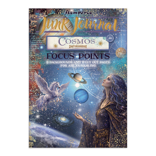 Stamperia- A5 - Junk Journal- Focus Points - Cosmos