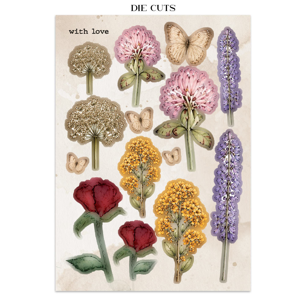 Stamperia- A5 - Junk Journal- Focus Points - Flowers and Poems