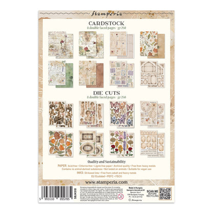 Stamperia- A5 - Junk Journal- Focus Points - Flowers and Poems