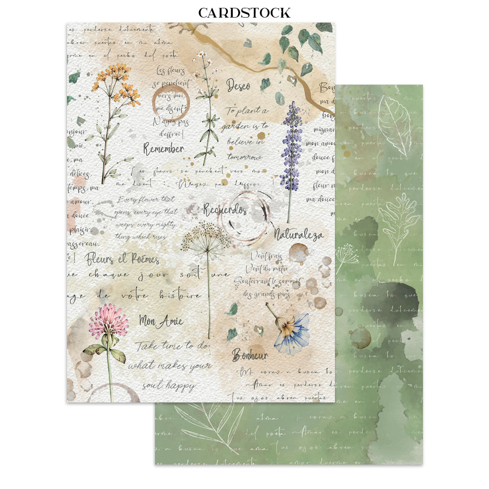 Stamperia- A5 - Junk Journal- Focus Points - Flowers and Poems