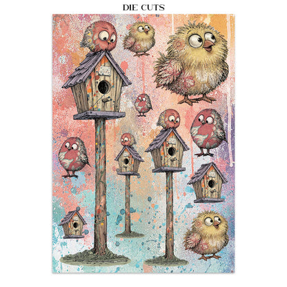 Stamperia- A5 - Junk Journal- Focus Points - Furry Friends 2