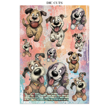 Stamperia- A5 - Junk Journal- Focus Points - Furry Friends 2
