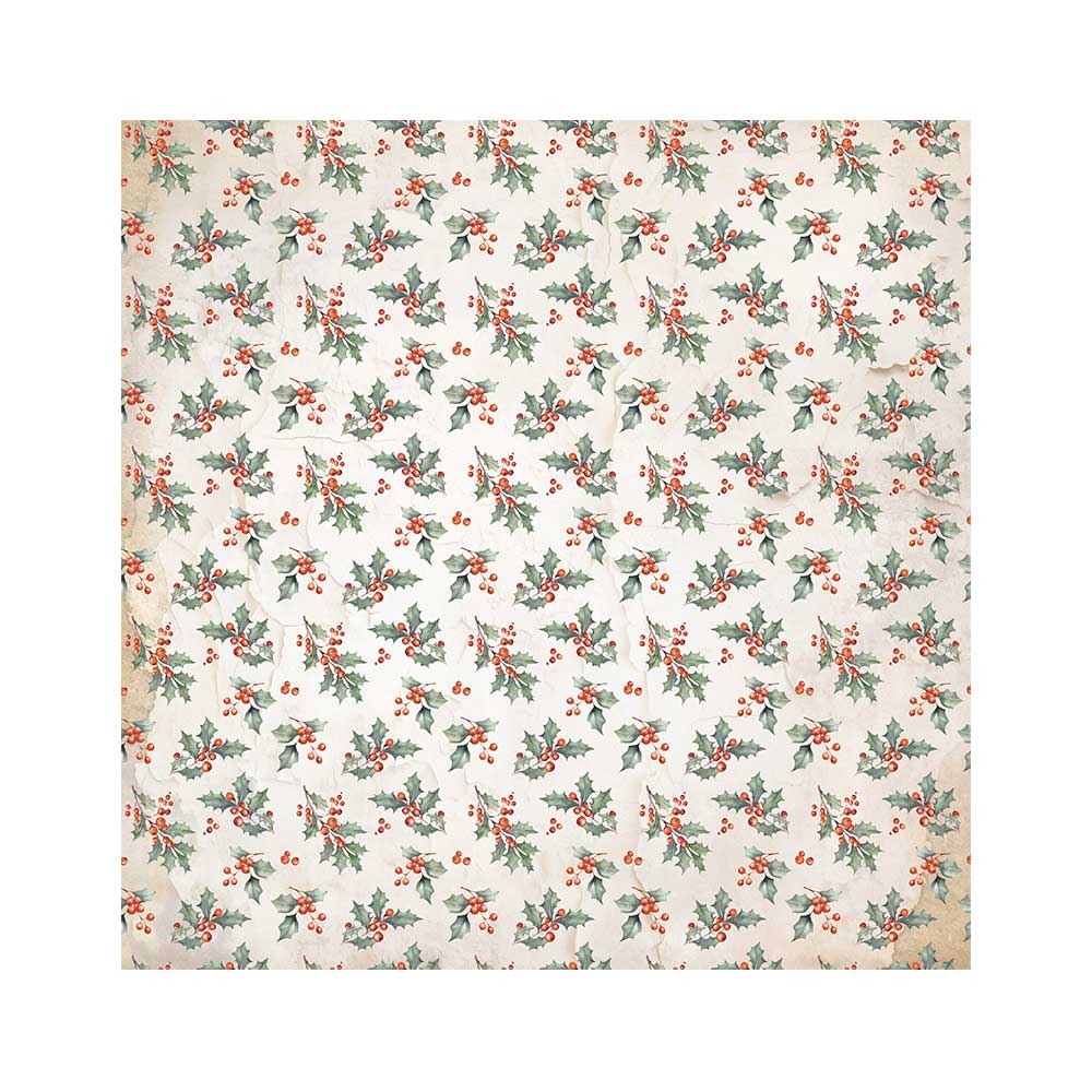 Stamperia  - 4 pack Fabric 30 x 30 - Gear up for Christmas