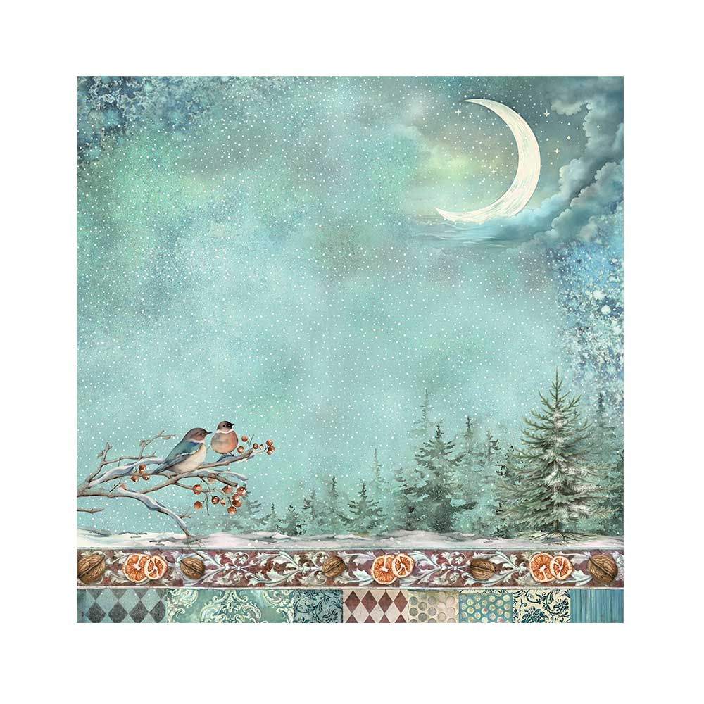 Stamperia  - 4 pack Fabric 30 x 30 - The Nutcracker