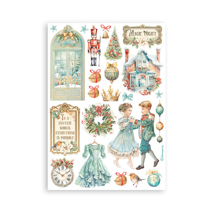 Stamperia - Washi Pad 8 Sheets A5 - The nutcracker