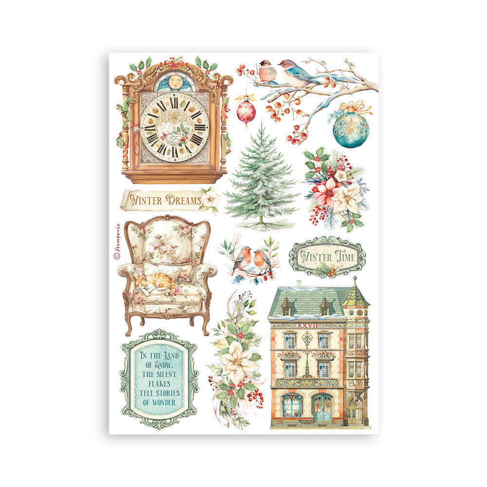 Stamperia - Washi Pad 8 Sheets A5 - The nutcracker